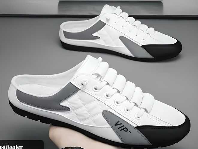 Men's White Half Casual Shoes