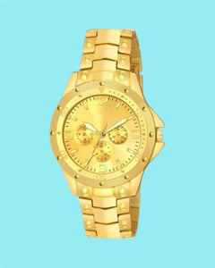 Men's Golden Stainless Steel Watches