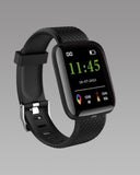 ID116 Plus Smart Bracelet Fitness Tracker Color Screen Smartwatch Heart Rate Blood Pressure Pedometer Sleep Monitor