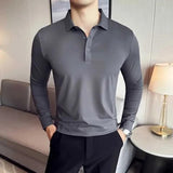 Stretchable Full Sleeves Collar T-shirt (Pack of 2)