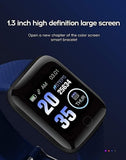 ID116 Plus Smart Bracelet Fitness Tracker Color Screen Smartwatch Heart Rate Blood Pressure Pedometer Sleep Monitor