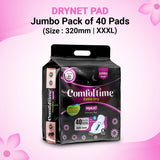 Unique Menstrual/Sanitary Pads Jumbo
Extra Comfort Day-Night Protection Dry