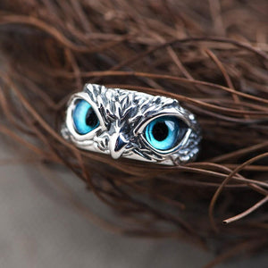 Attractive Silver Plated Owl Ring (Pack of 2)