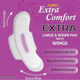 Unique Menstrual/Sanitary Pads Jumbo
Extra Comfort Day-Night Protection Dry