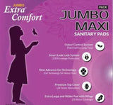 Unique Menstrual/Sanitary Pads Jumbo
Extra Comfort Day-Night Protection Dry