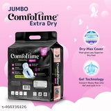 Unique Menstrual/Sanitary Pads Jumbo Extra Large Day and Night Protection Leakage-Free Dry Net Sanitary Pads (Combo of 2 Packets) (Total 80 Pads) Sanitary Napkin